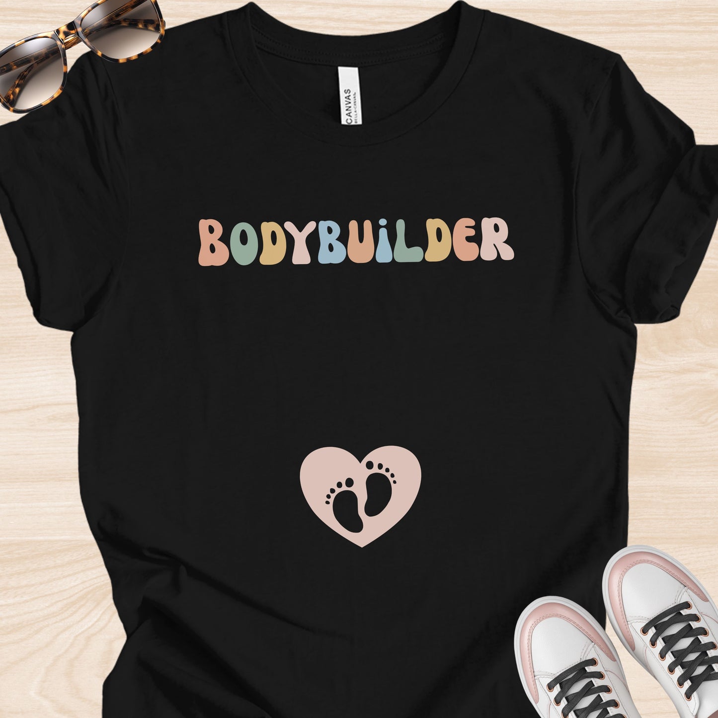 Bodybuilder Pregnancy T-Shirt