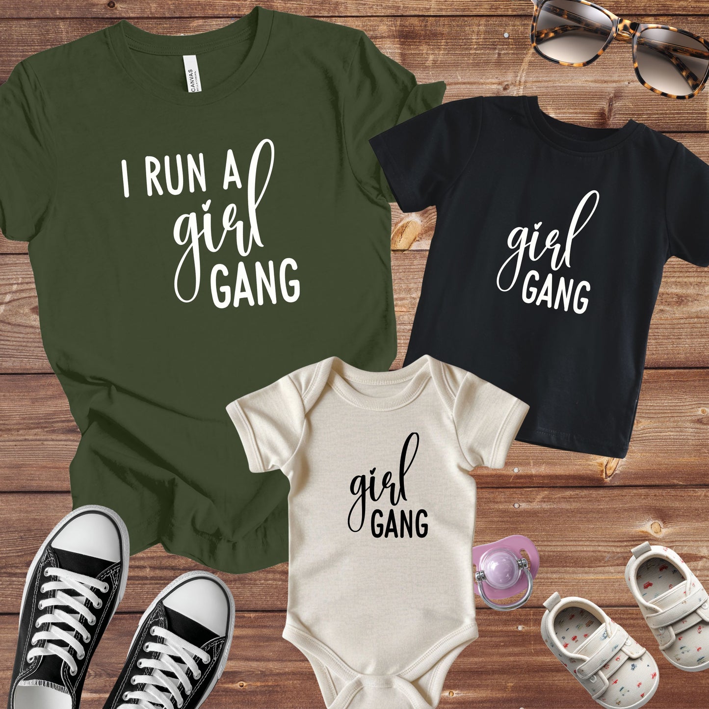 I Run a Girl Gang Matching Set