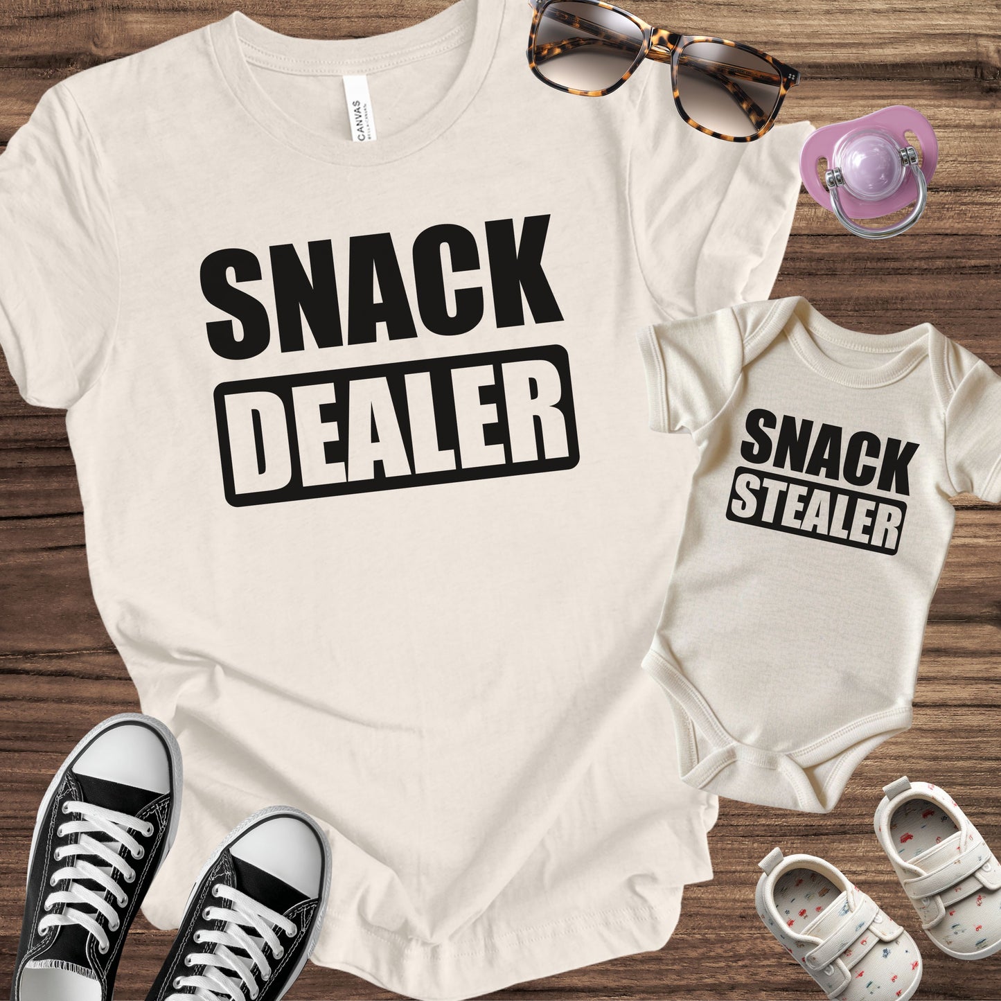 Bold Snack Dealer/Snack Stealer Matching Set