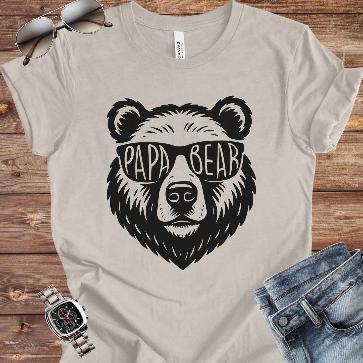 Papa Bear Grizzly T-Shirt