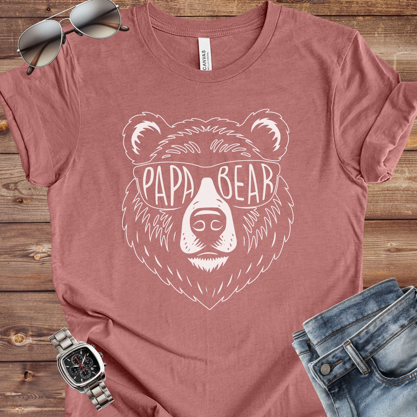 Papa Bear Grizzly T-Shirt