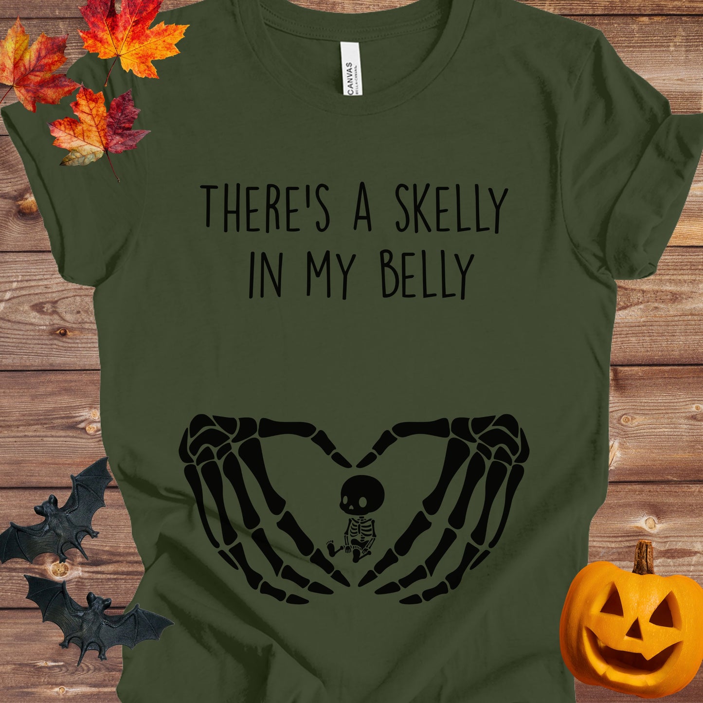 There's a Skelly in my Belly T-Shirt