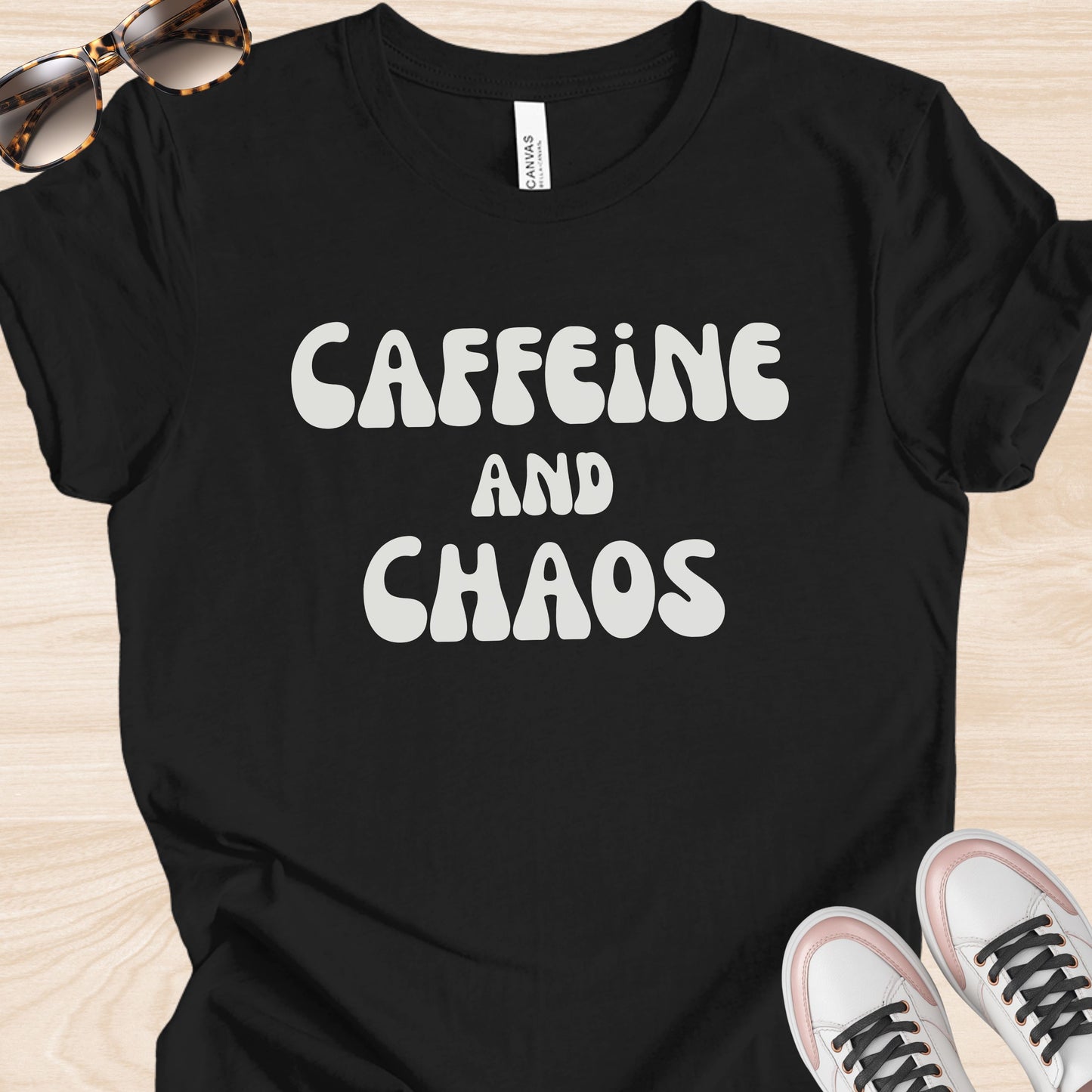 Caffeine and Chaos T-Shirt