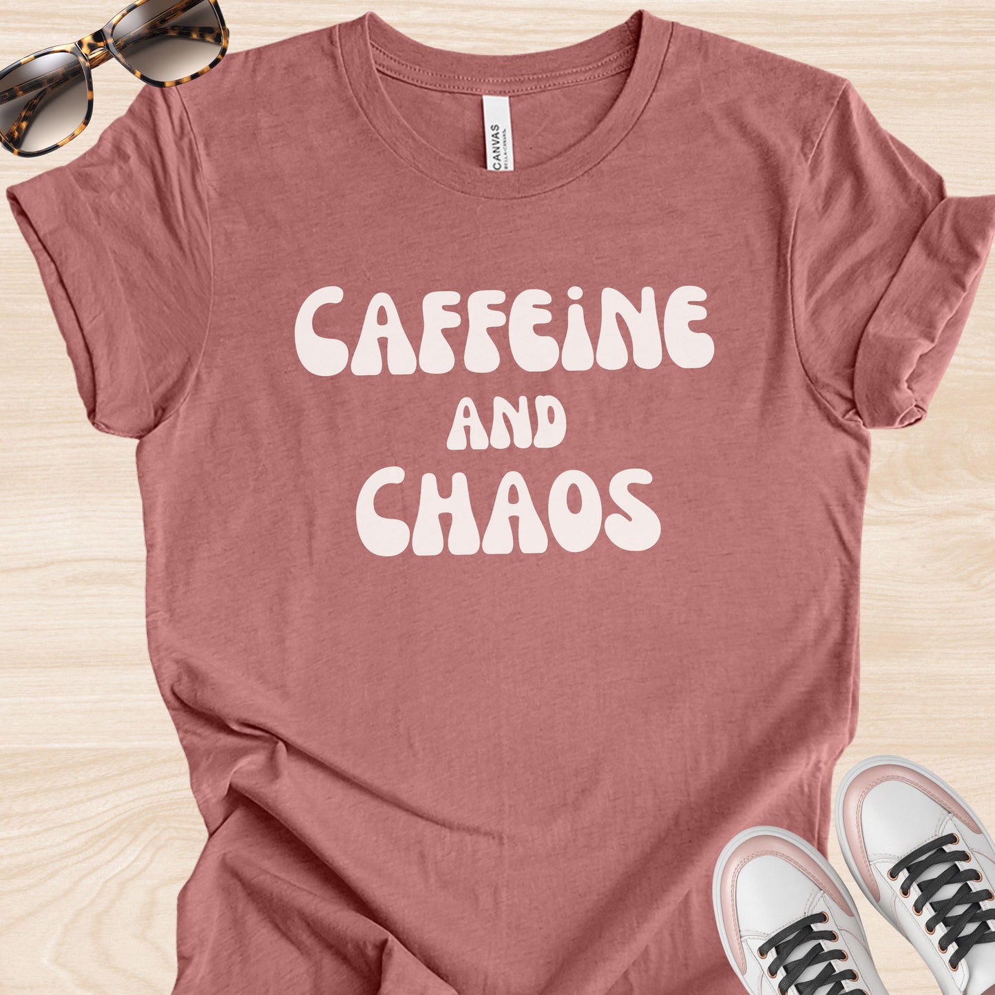Caffeine and Chaos T-Shirt