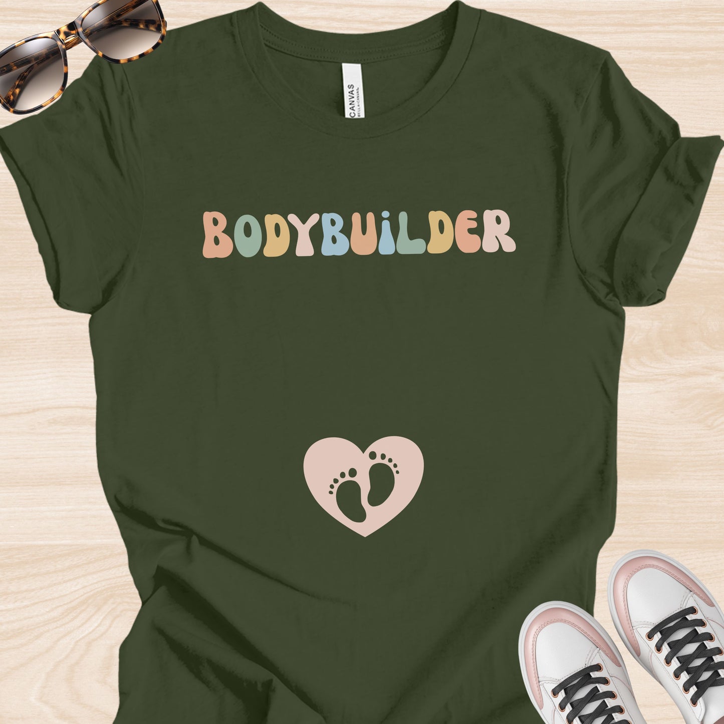 Bodybuilder Pregnancy T-Shirt