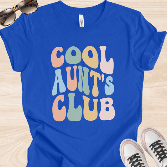 Colorful Cool Aunt's Club T-Shirt