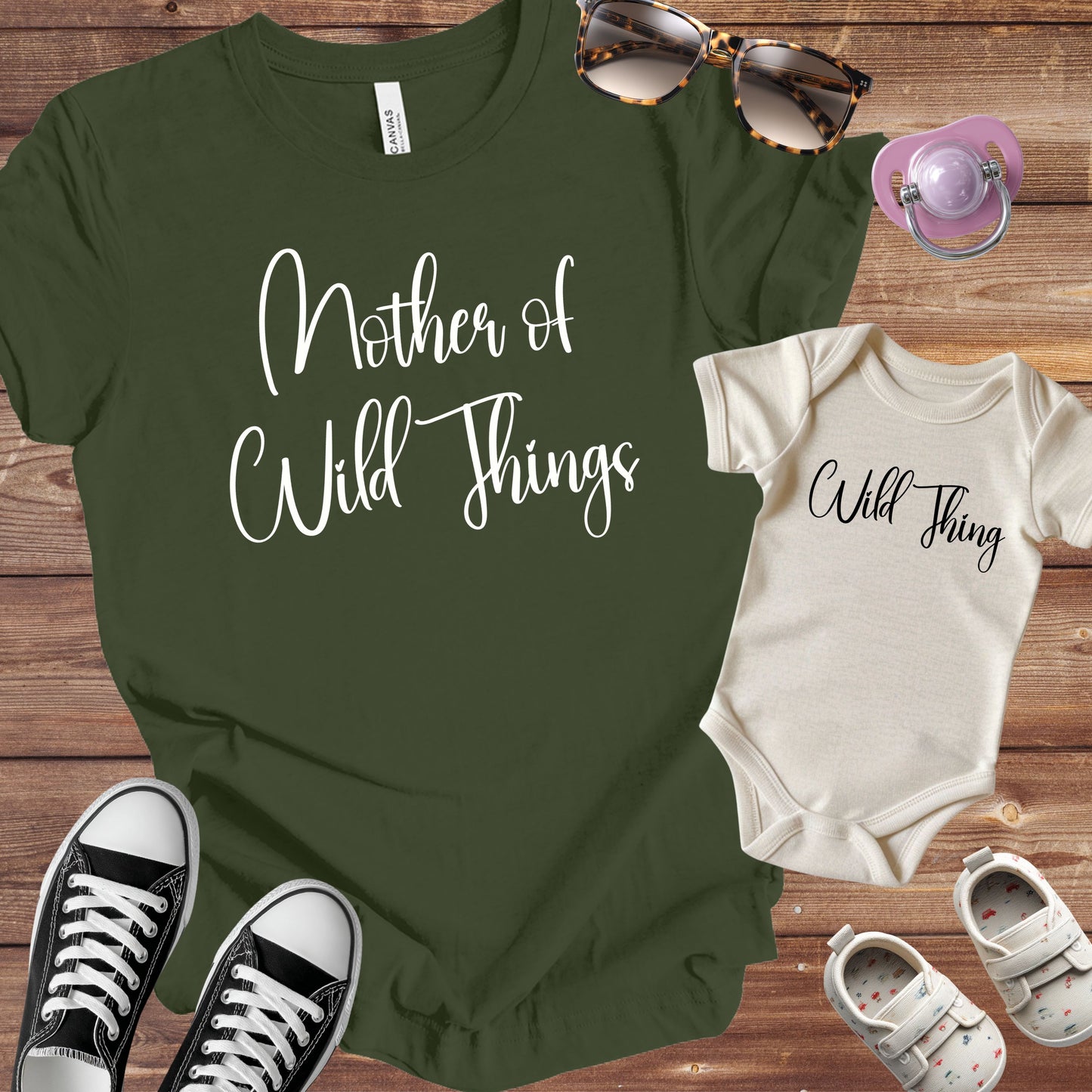 Mother of Wild Things Matching Set