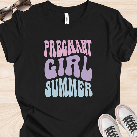 Pregnant Girl Summer T-Shirt