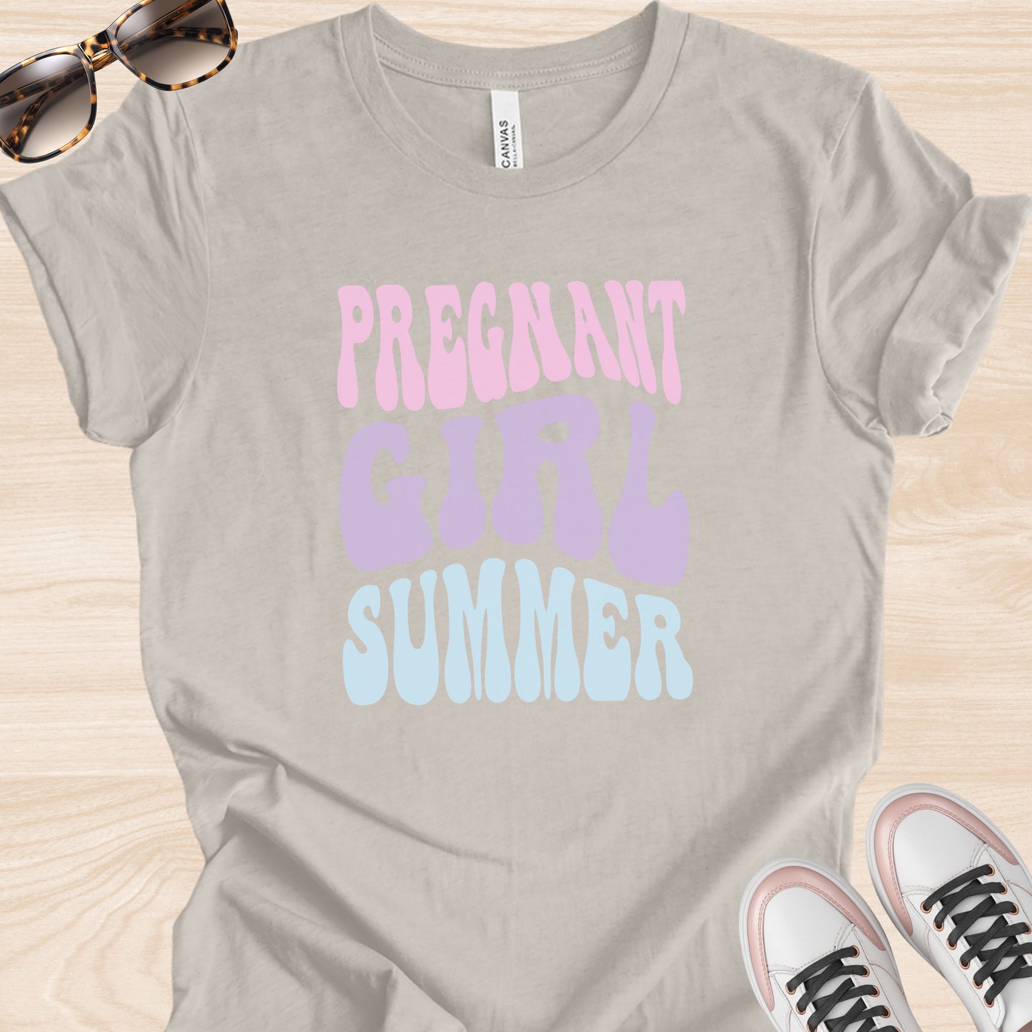 Pregnant Girl Summer T-Shirt