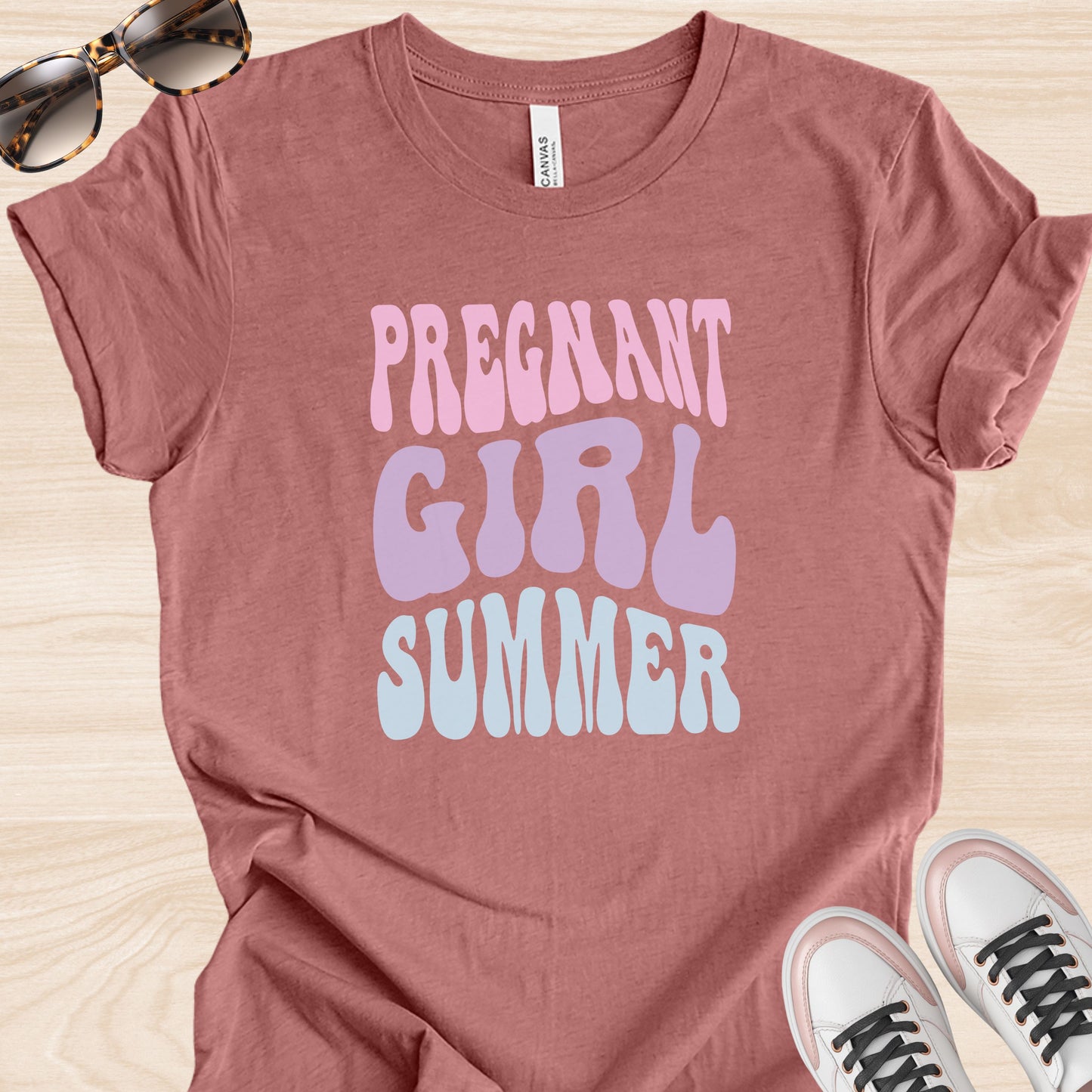 Pregnant Girl Summer T-Shirt