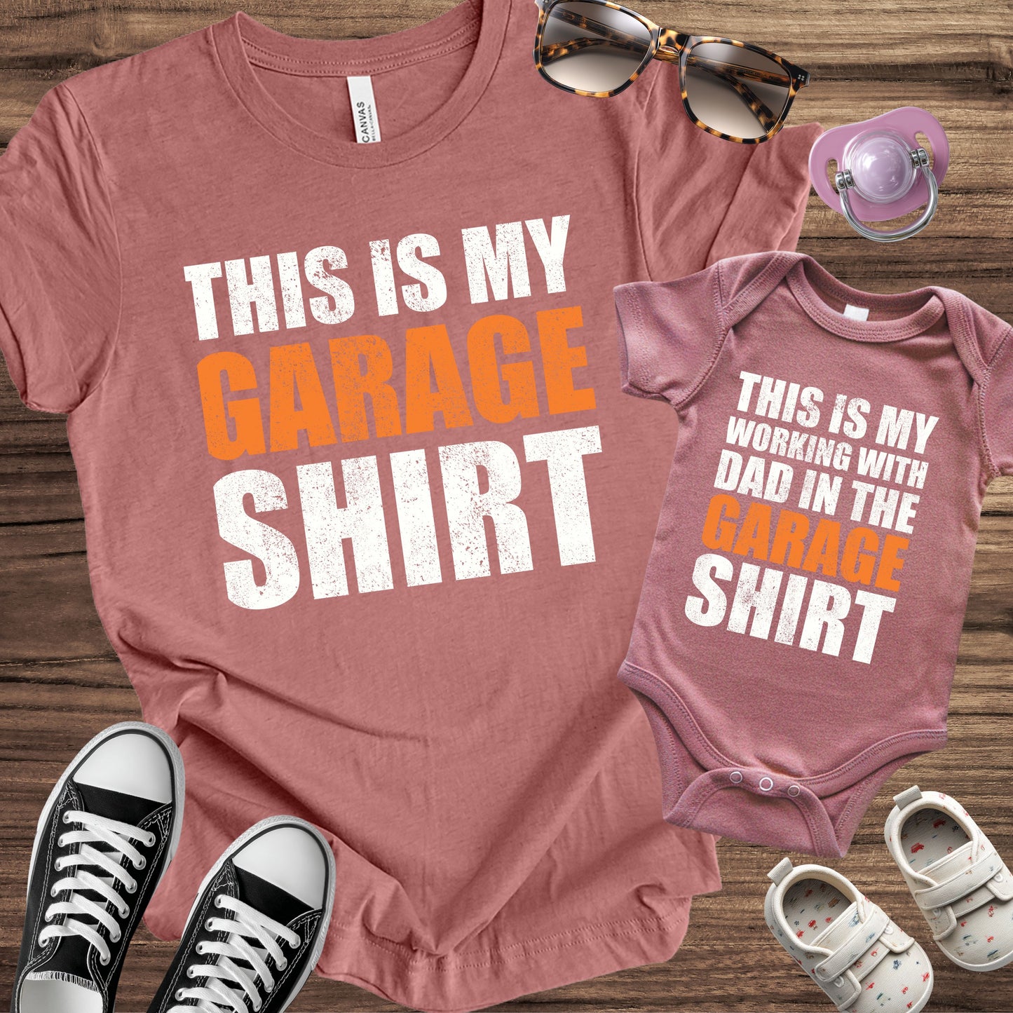 Working in the Garage Matching Set