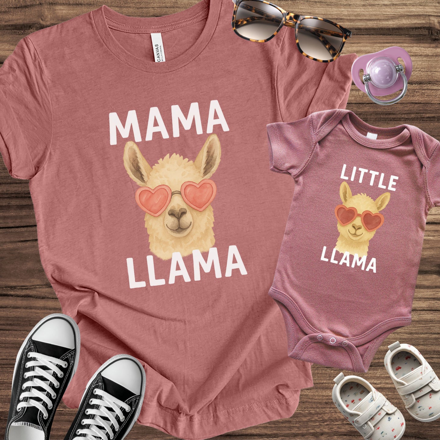 Mama Llama / Little Llama Matching Set