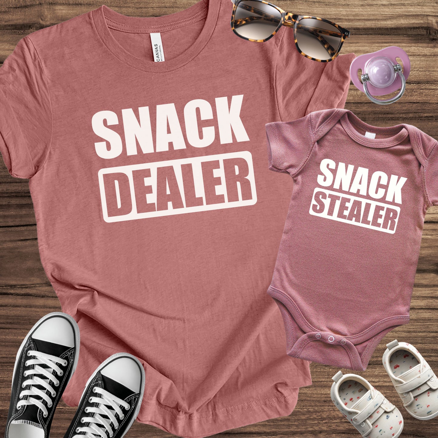 Bold Snack Dealer/Snack Stealer Matching Set