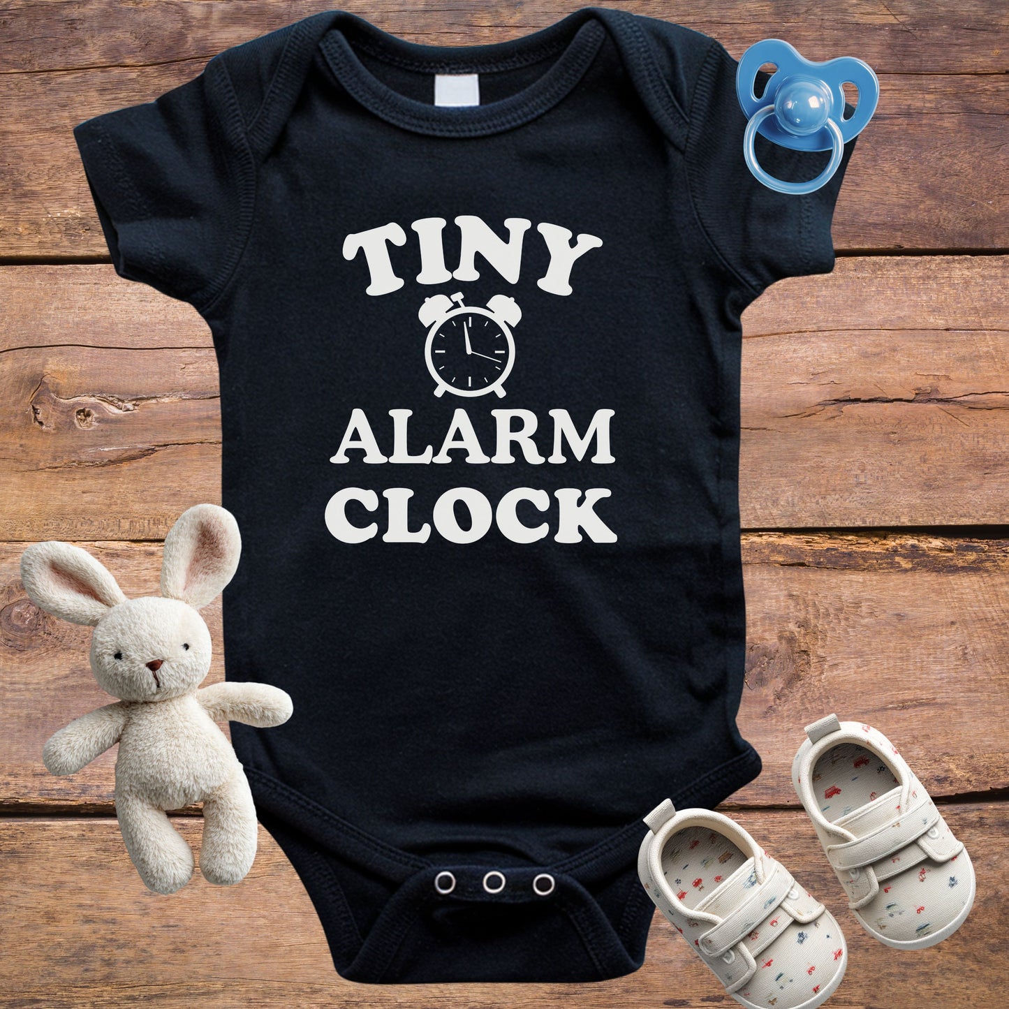 Tiny Alarm Clock Onesie/T-Shirt
