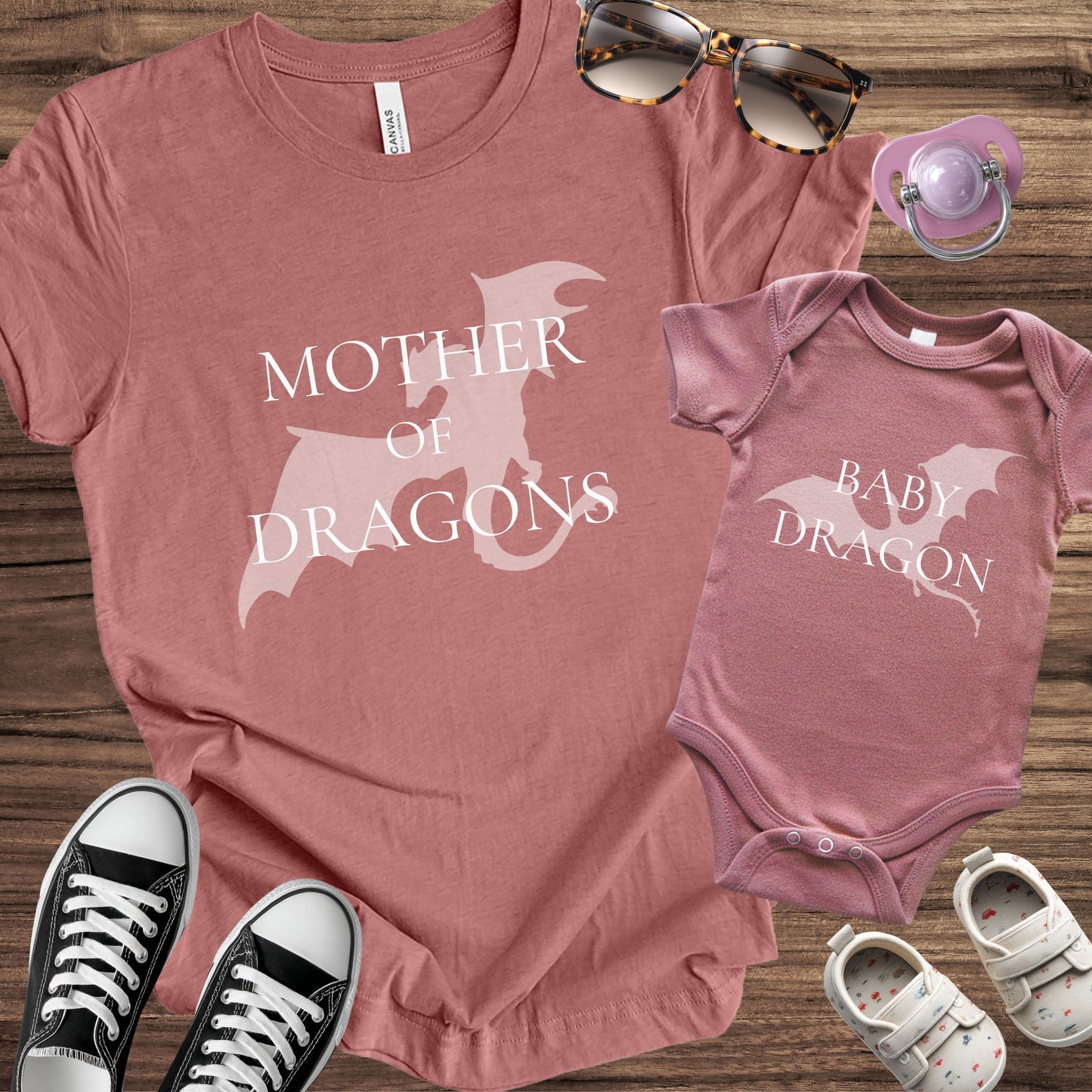 Baby Dragon / Mother of Dragons Matching Set