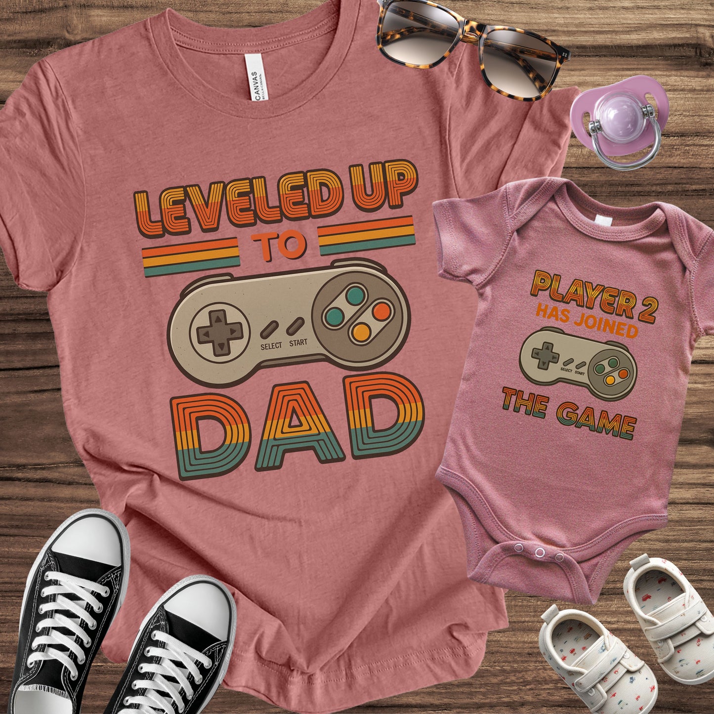 Leveled Up to Dad / Player 2 Has Joined Matching Set