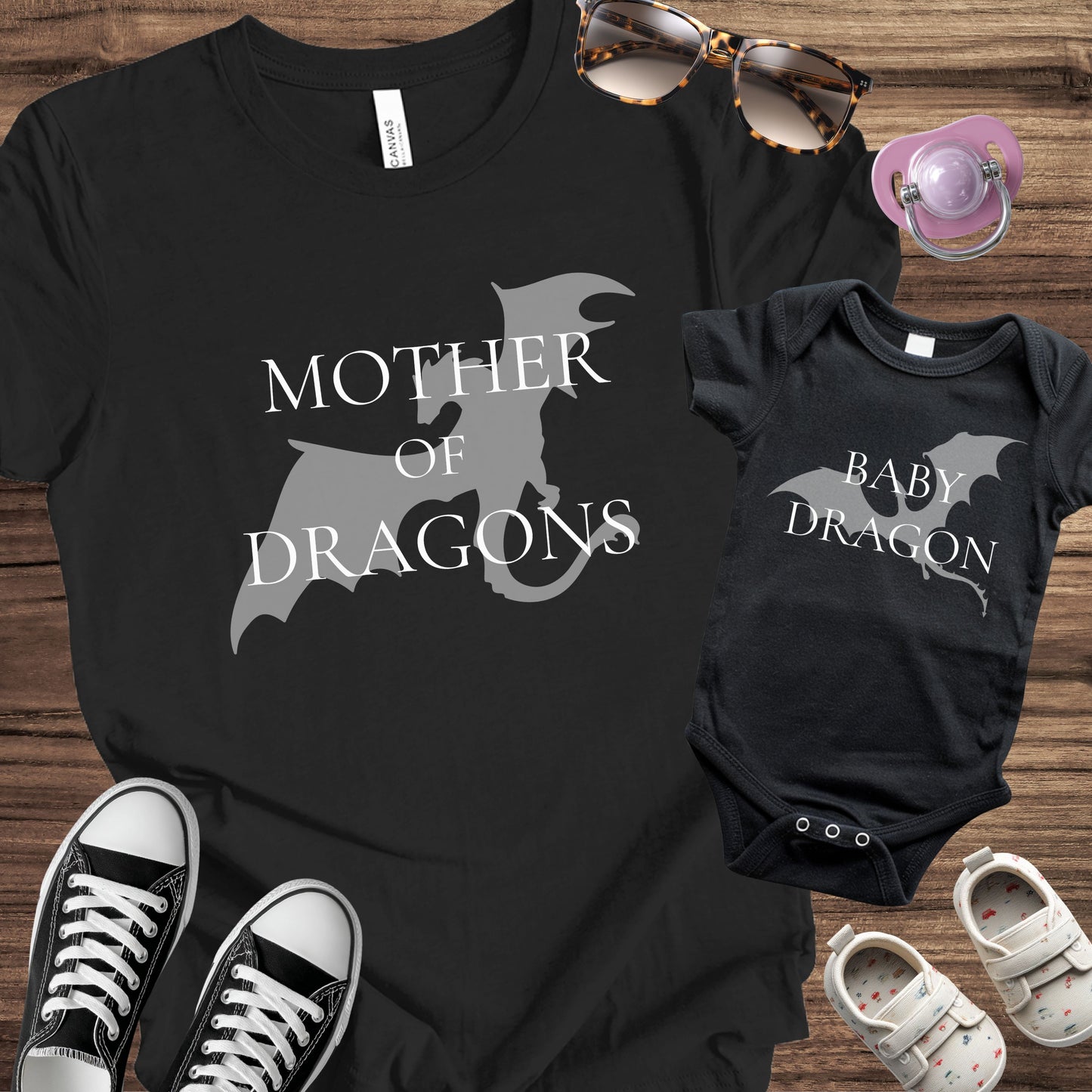 Baby Dragon / Mother of Dragons Matching Set