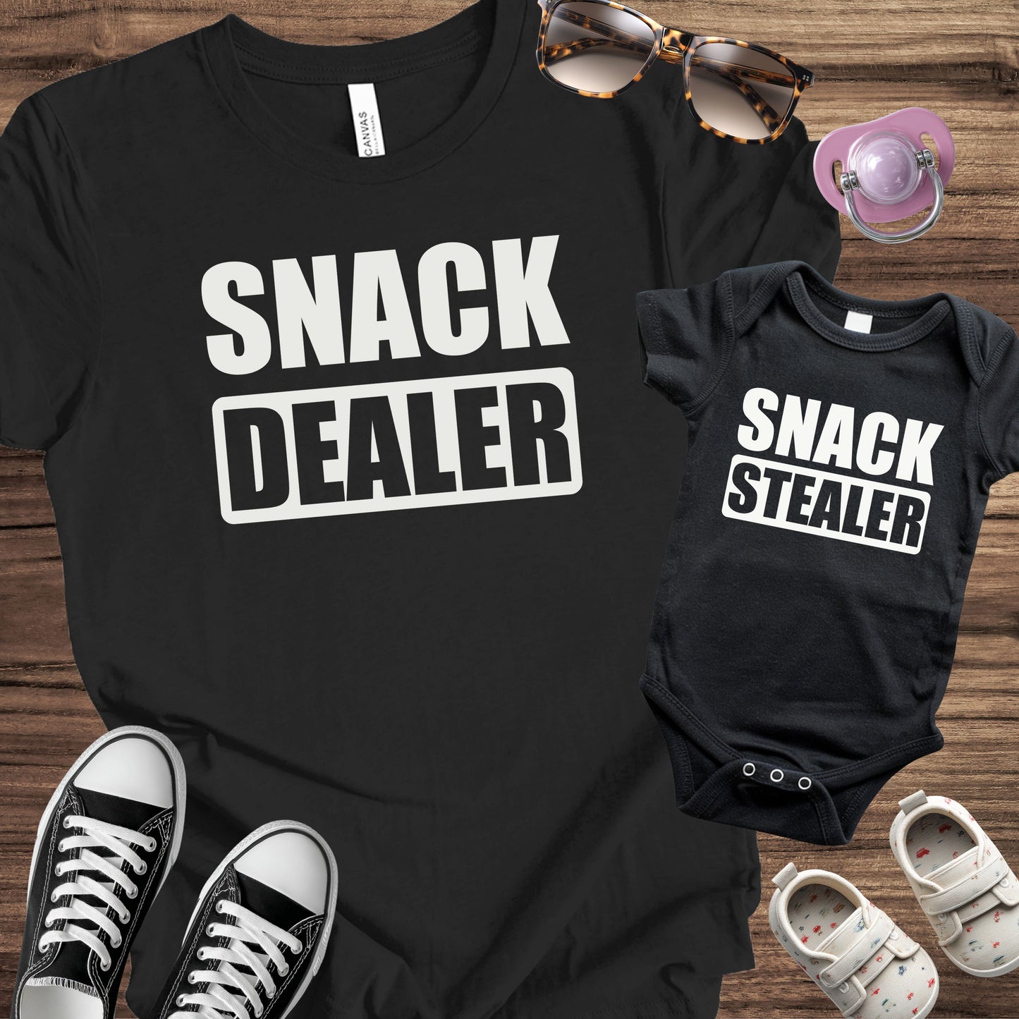 Bold Snack Dealer/Snack Stealer Matching Set