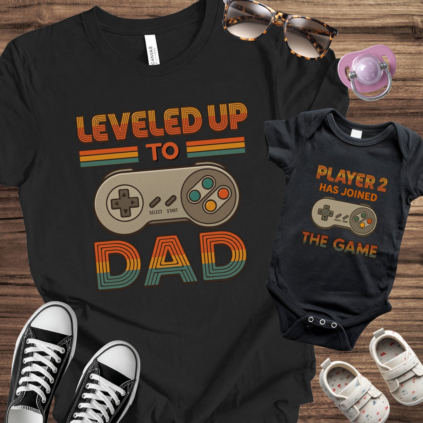 Leveled Up to Dad / Player 2 Has Joined Matching Set