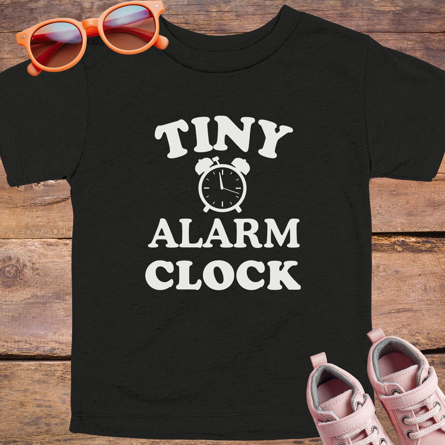 Tiny Alarm Clock Toddler T-Shirt