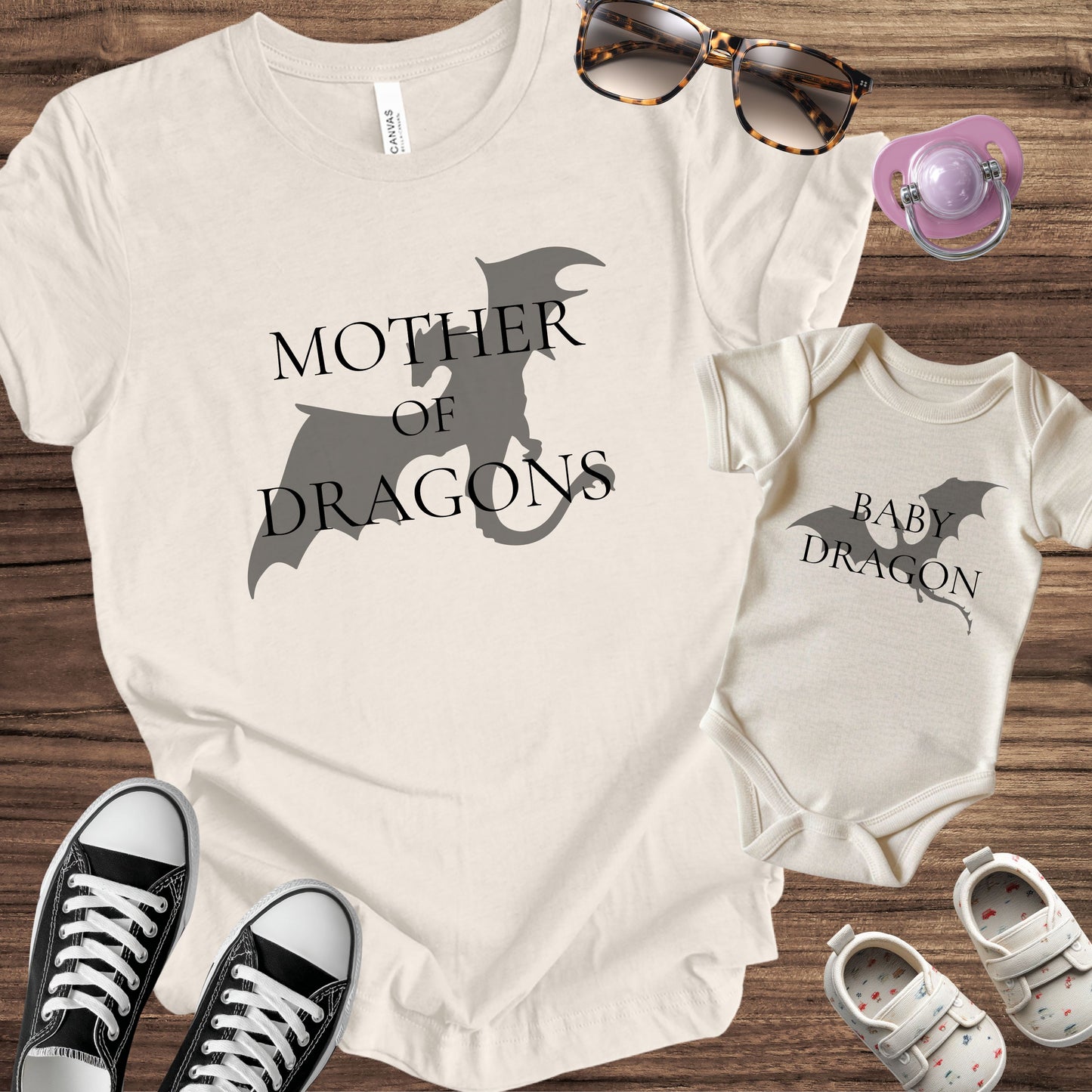 Baby Dragon / Mother of Dragons Matching Set