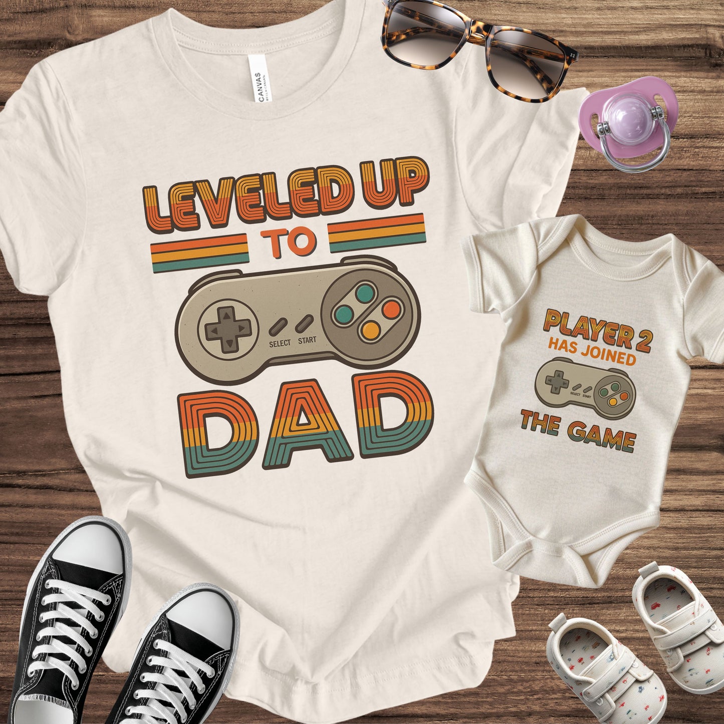 Leveled Up to Dad / Player 2 Has Joined Matching Set