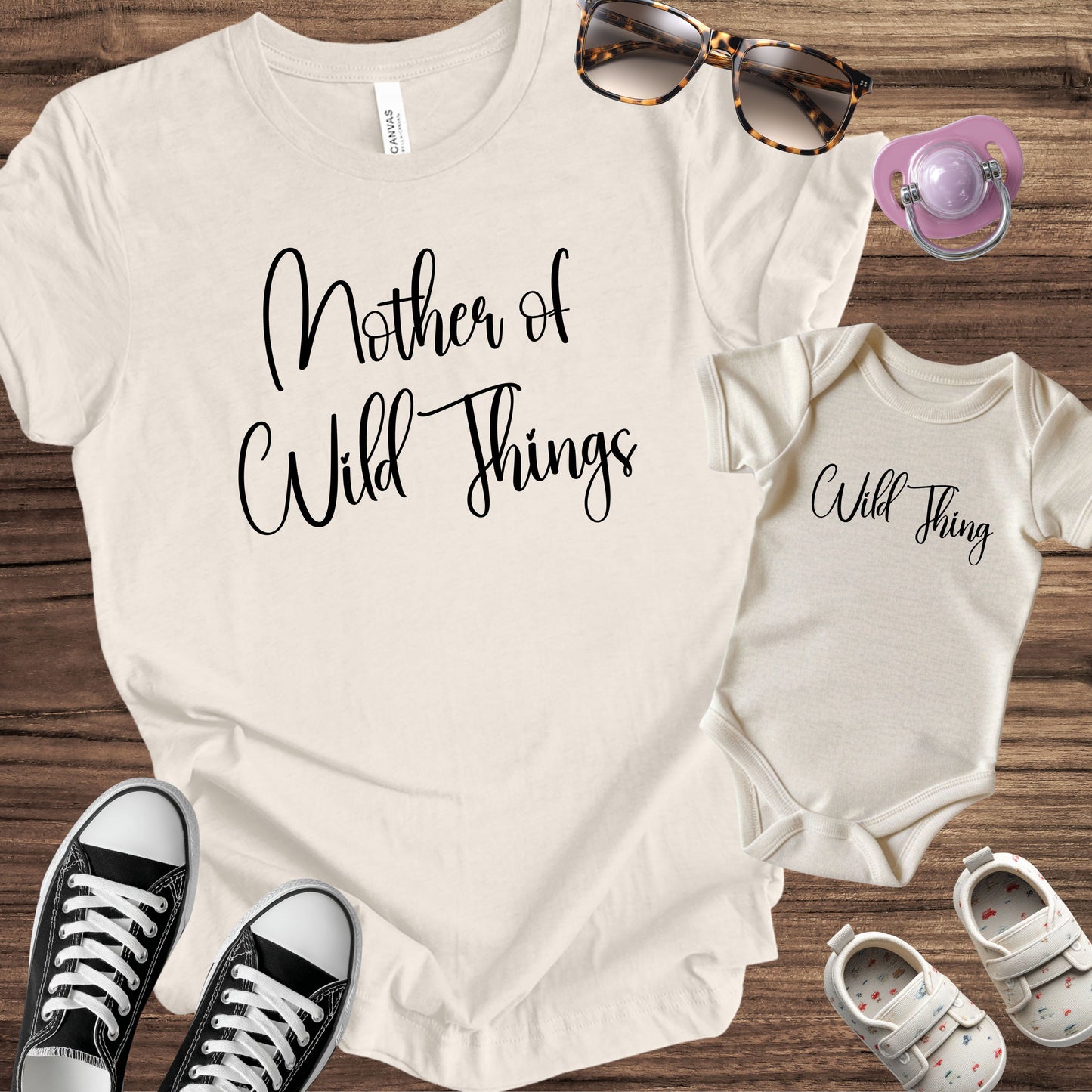 Mother of Wild Things Matching Set