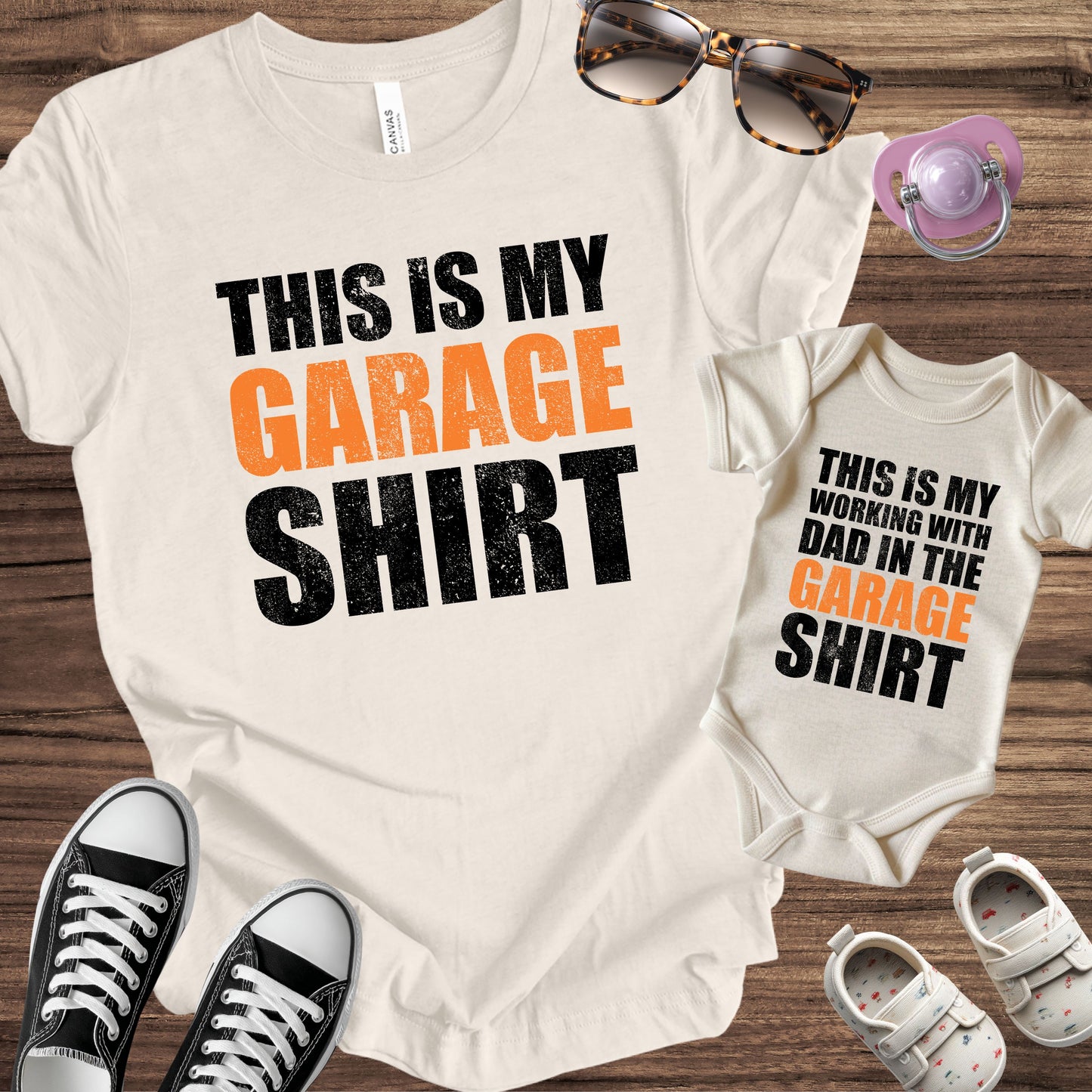 Working in the Garage Matching Set