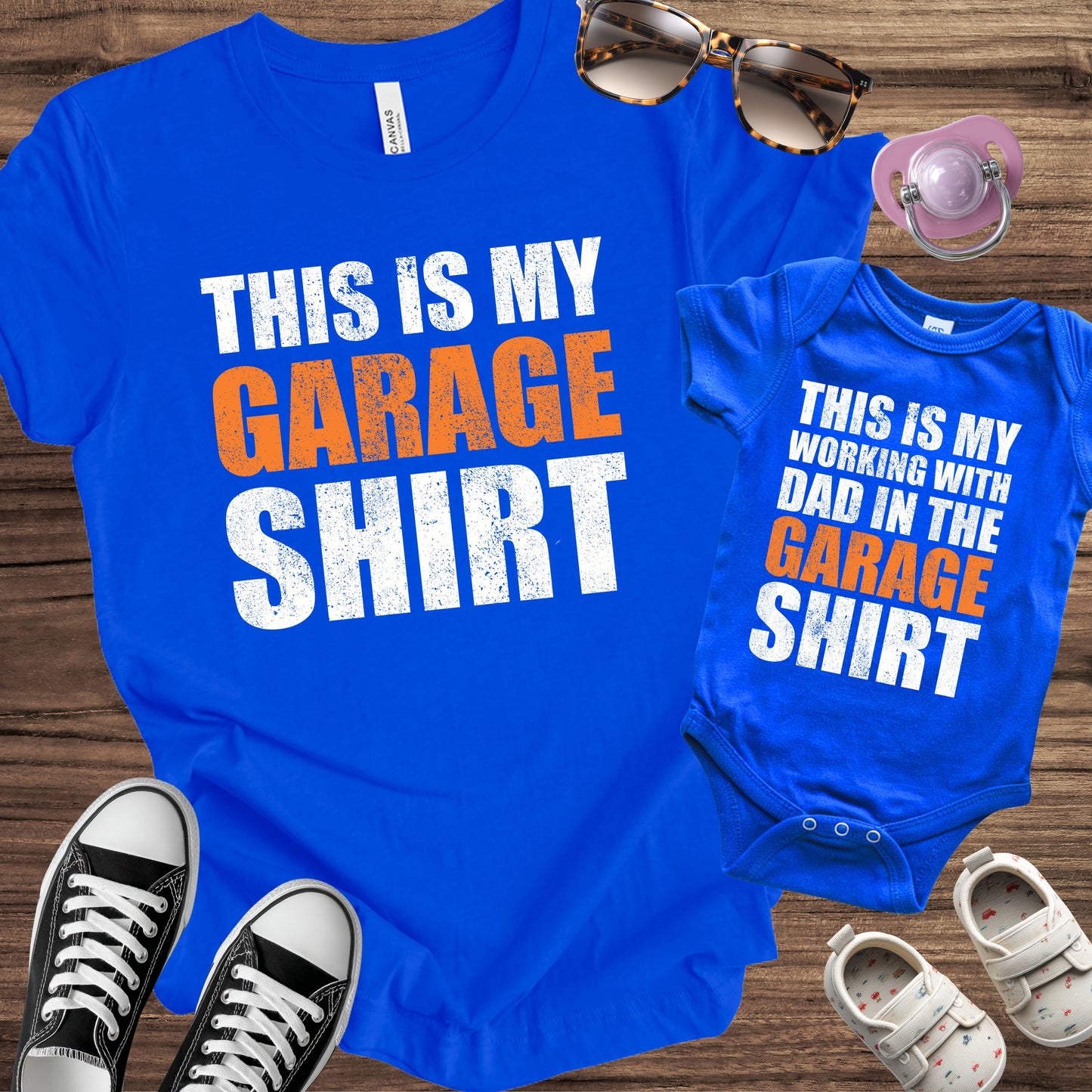 Working in the Garage Matching Set