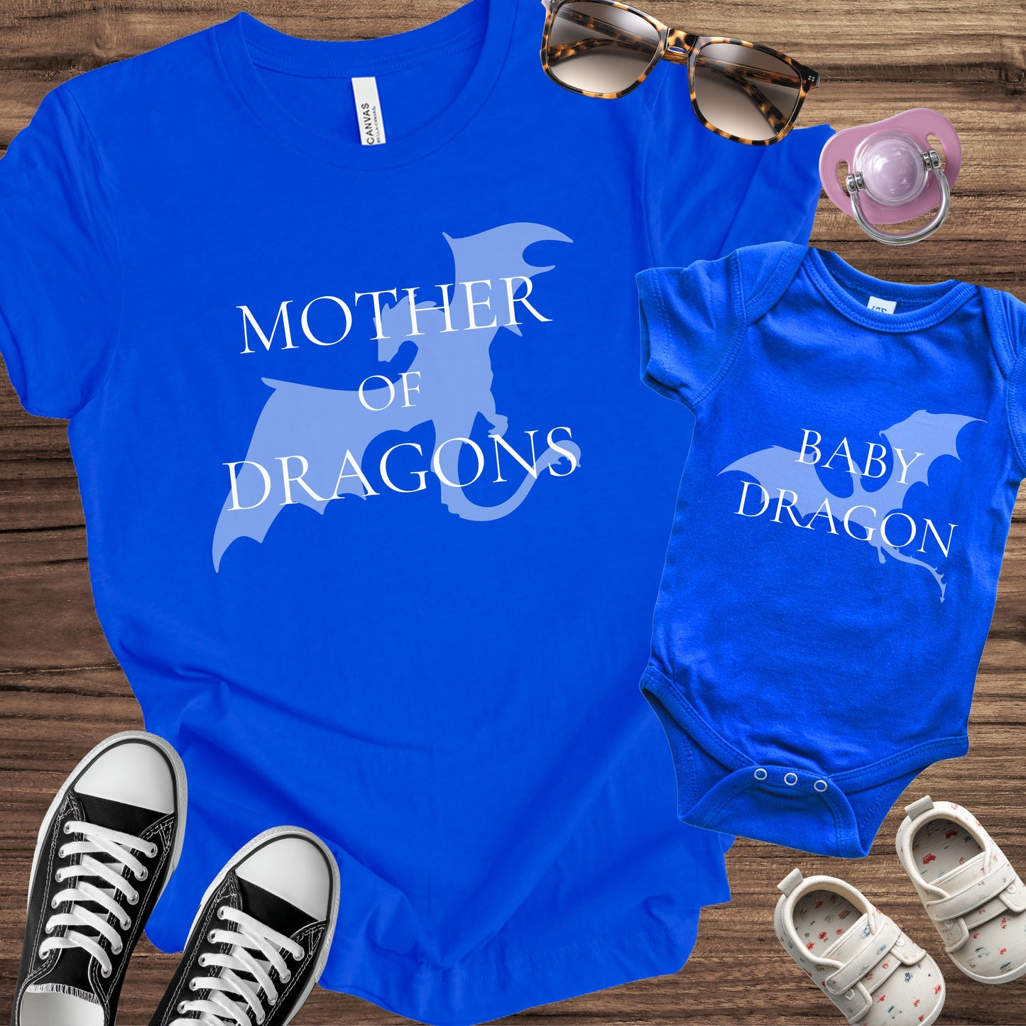 Baby Dragon / Mother of Dragons Matching Set