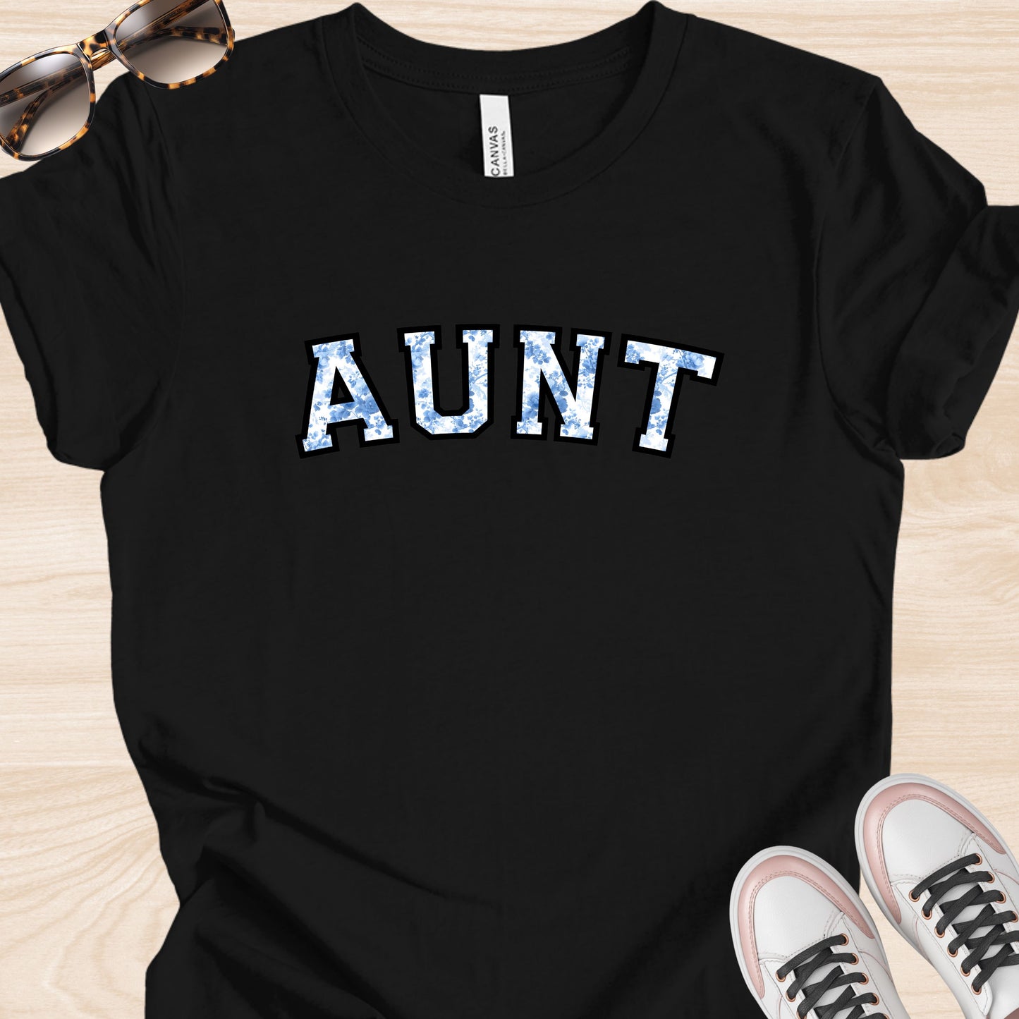 Aunt Varsity Floral T-Shirt