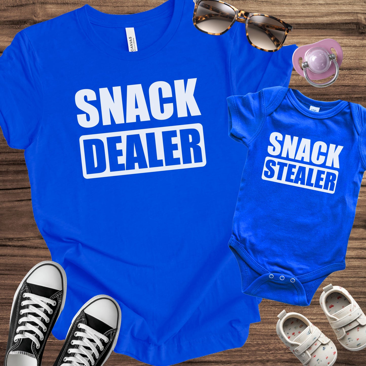 Bold Snack Dealer/Snack Stealer Matching Set