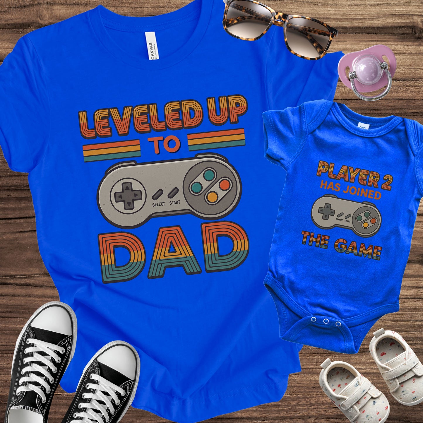 Leveled Up to Dad / Player 2 Has Joined Matching Set