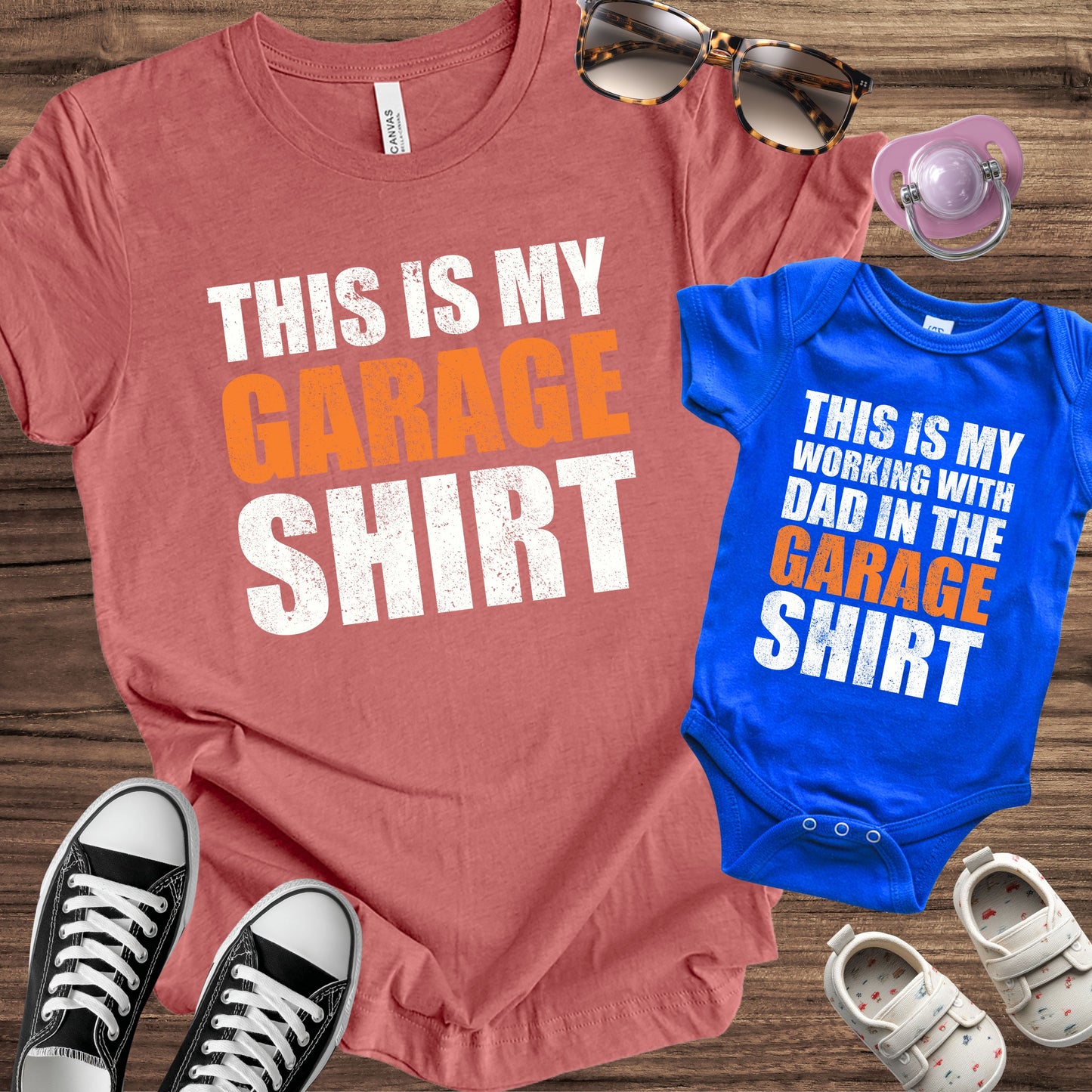 Working in the Garage Matching Set