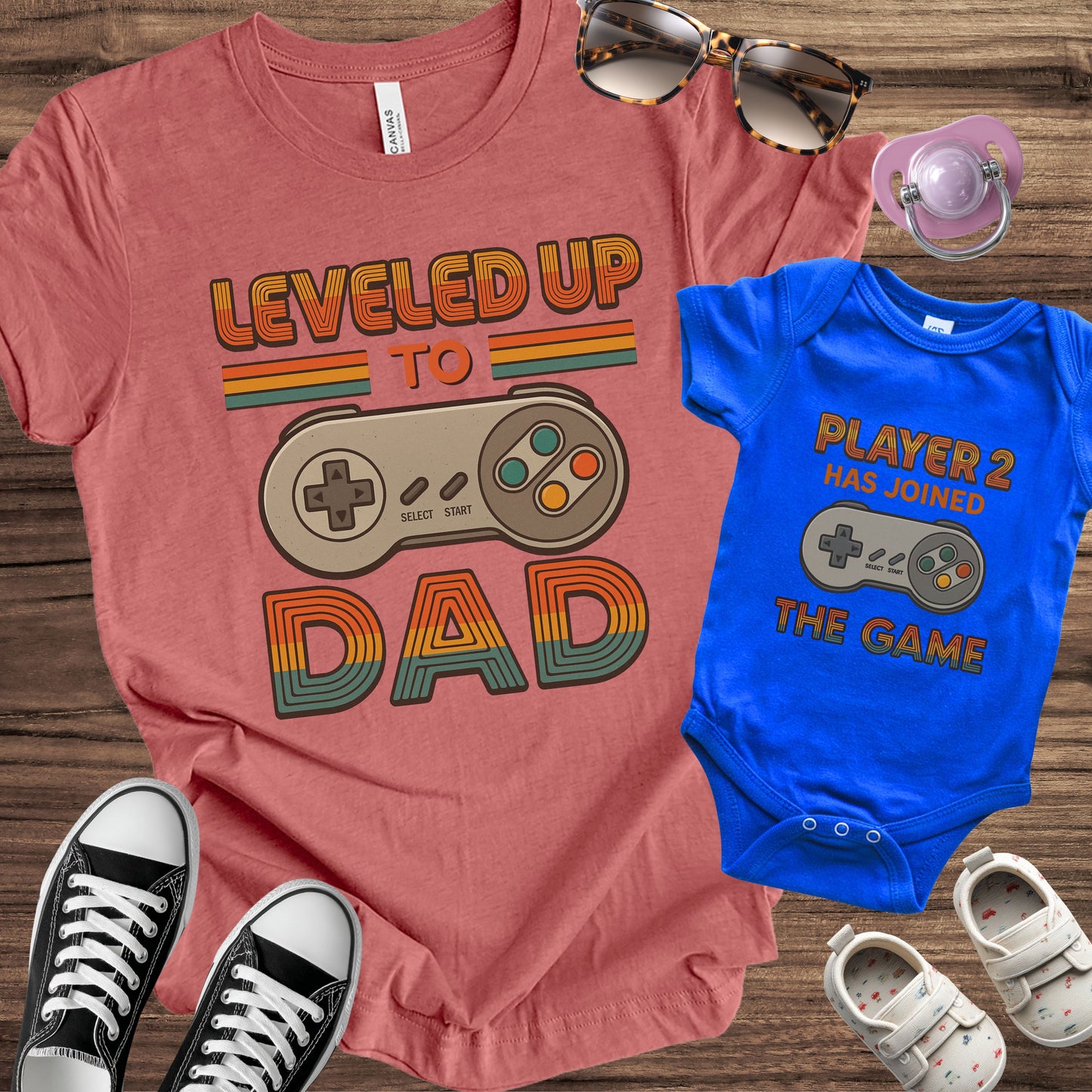 Leveled Up to Dad / Player 2 Has Joined Matching Set