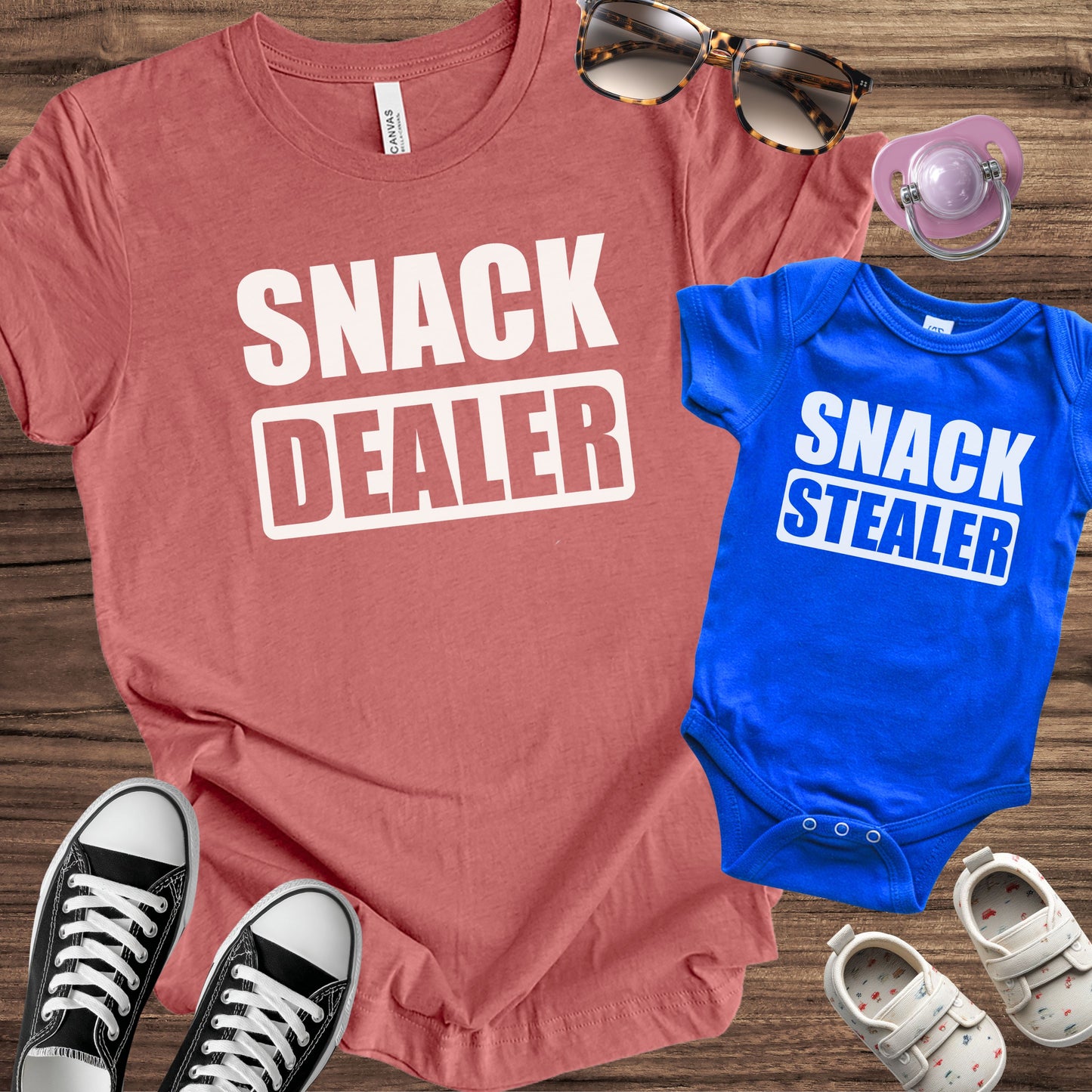 Bold Snack Dealer/Snack Stealer Matching Set