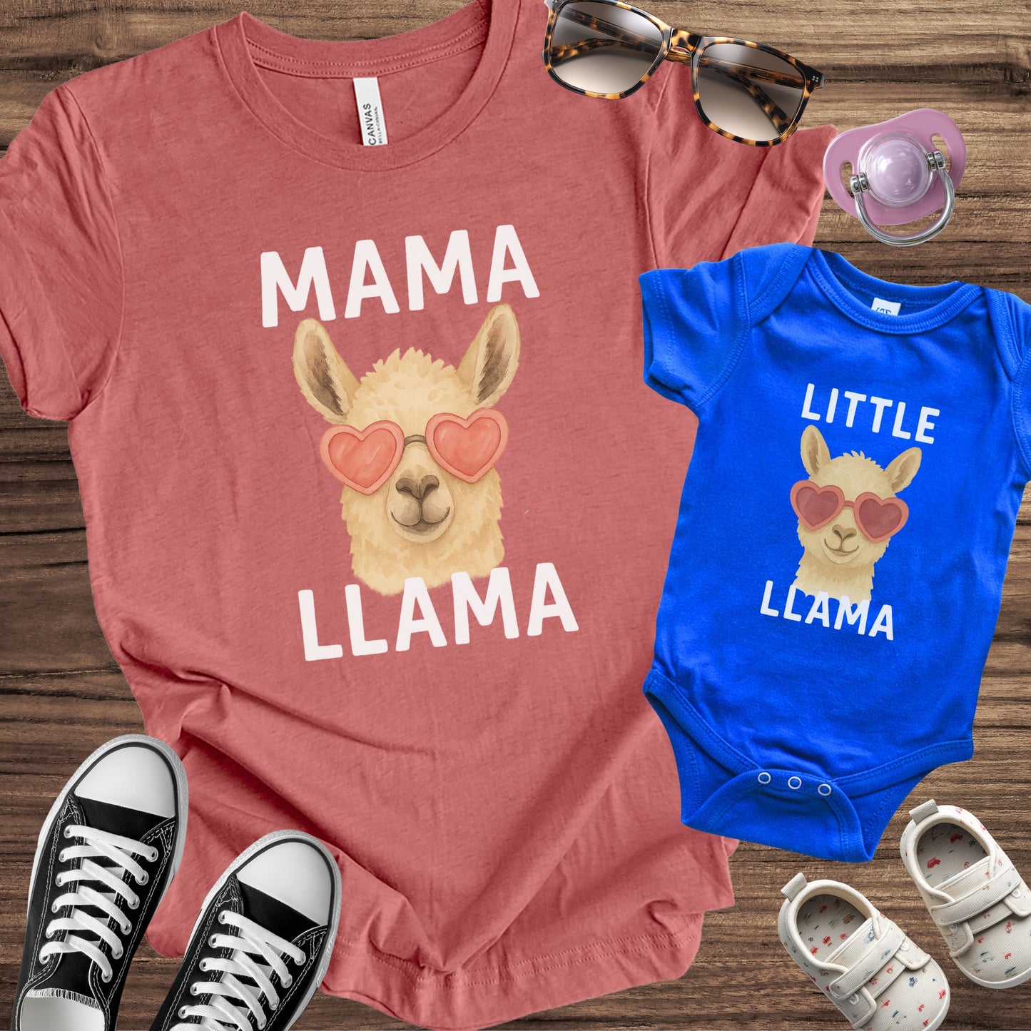 Mama Llama / Little Llama Matching Set