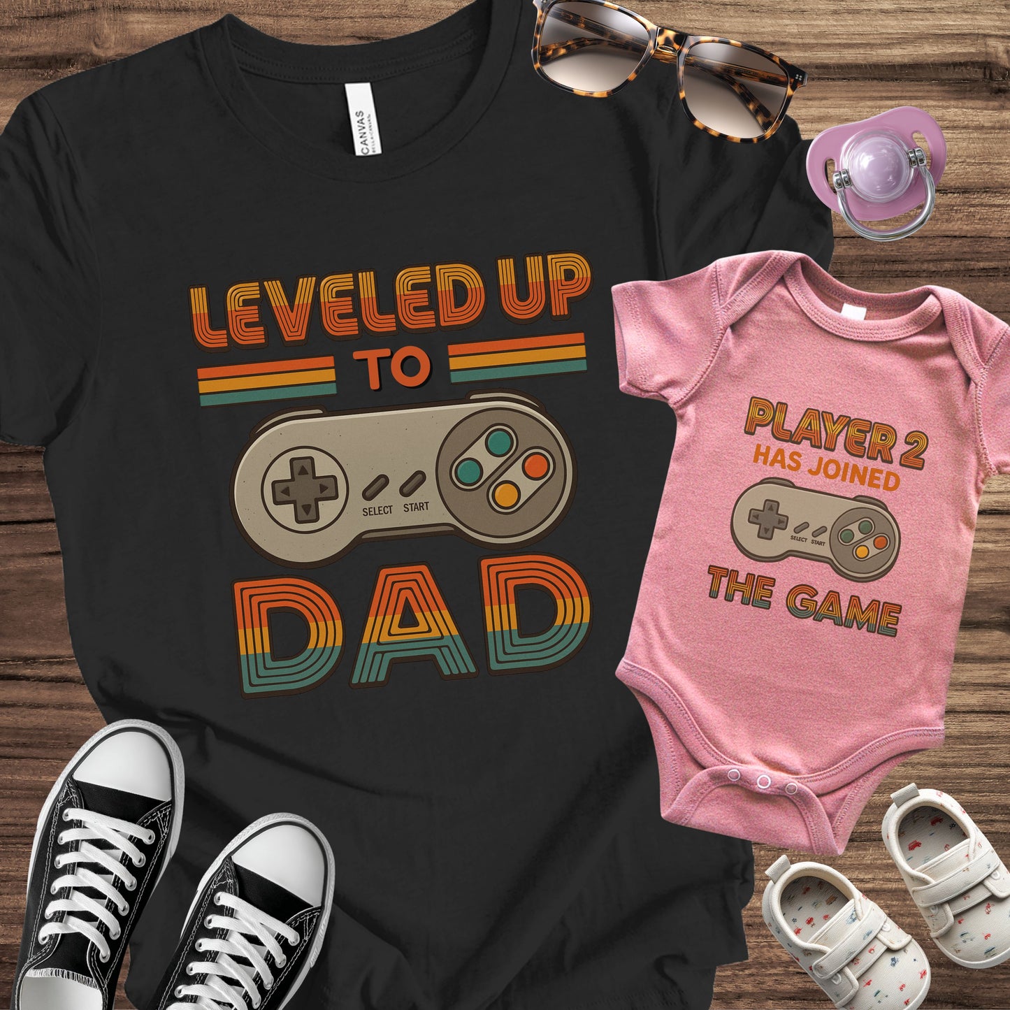Leveled Up to Dad / Player 2 Has Joined Matching Set
