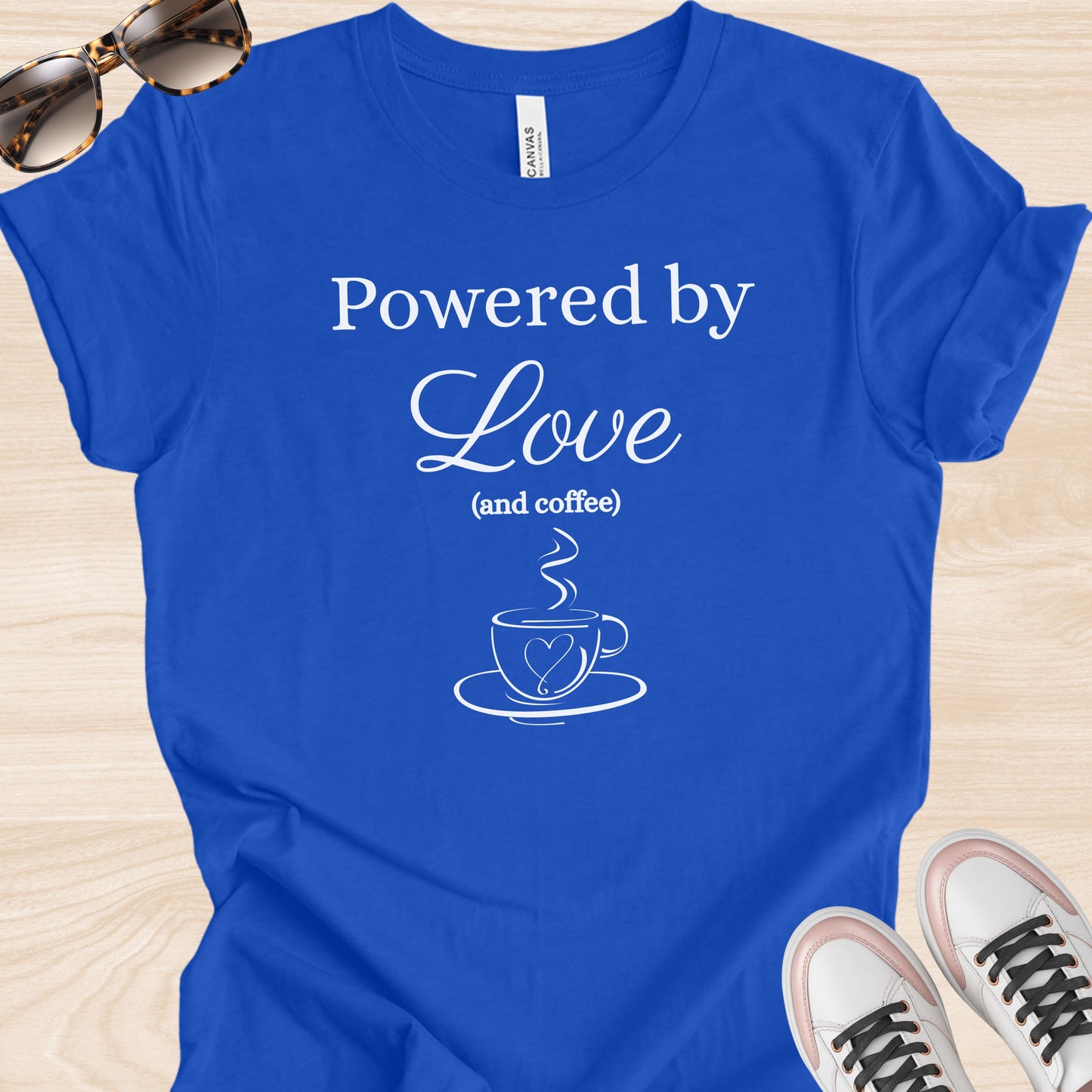 Powered by Love and Coffee T-Shirt