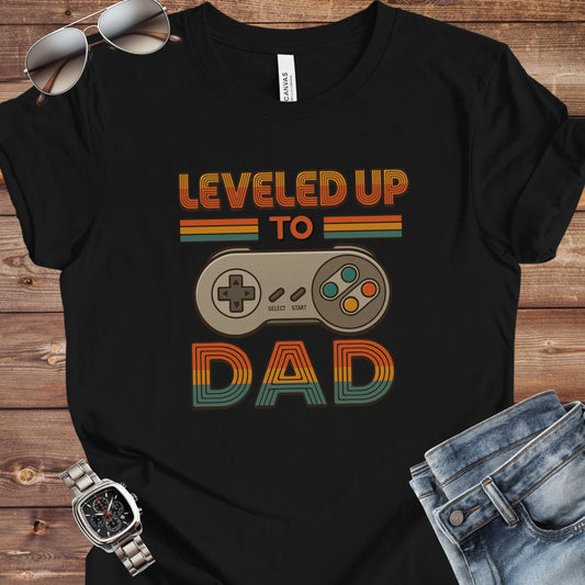 Leveled Up to Dad T-Shirt