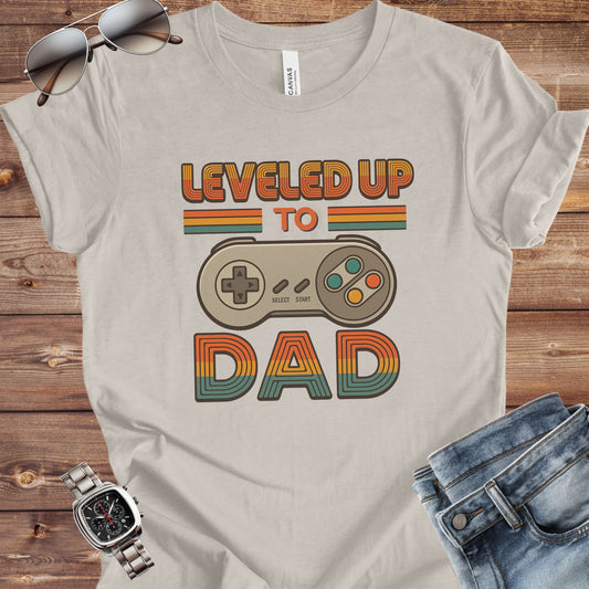 Leveled Up to Dad T-Shirt