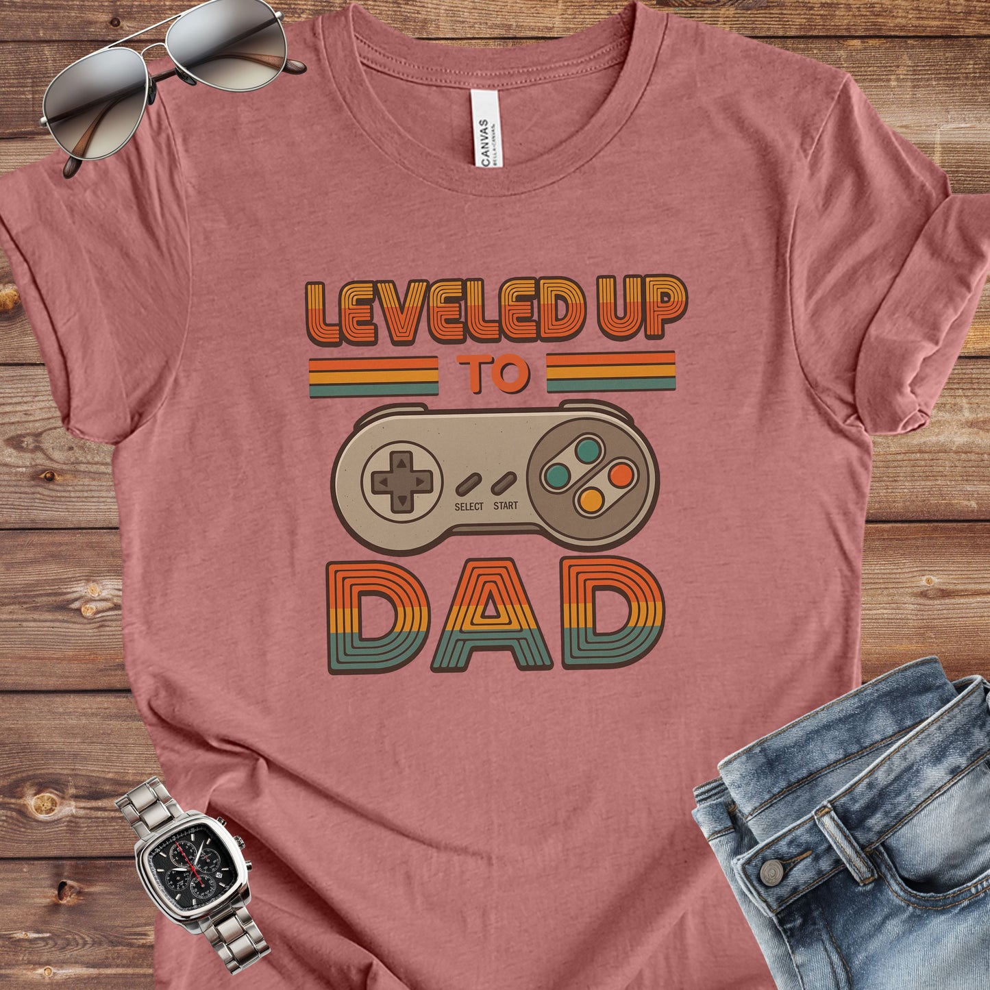 Leveled Up to Dad T-Shirt
