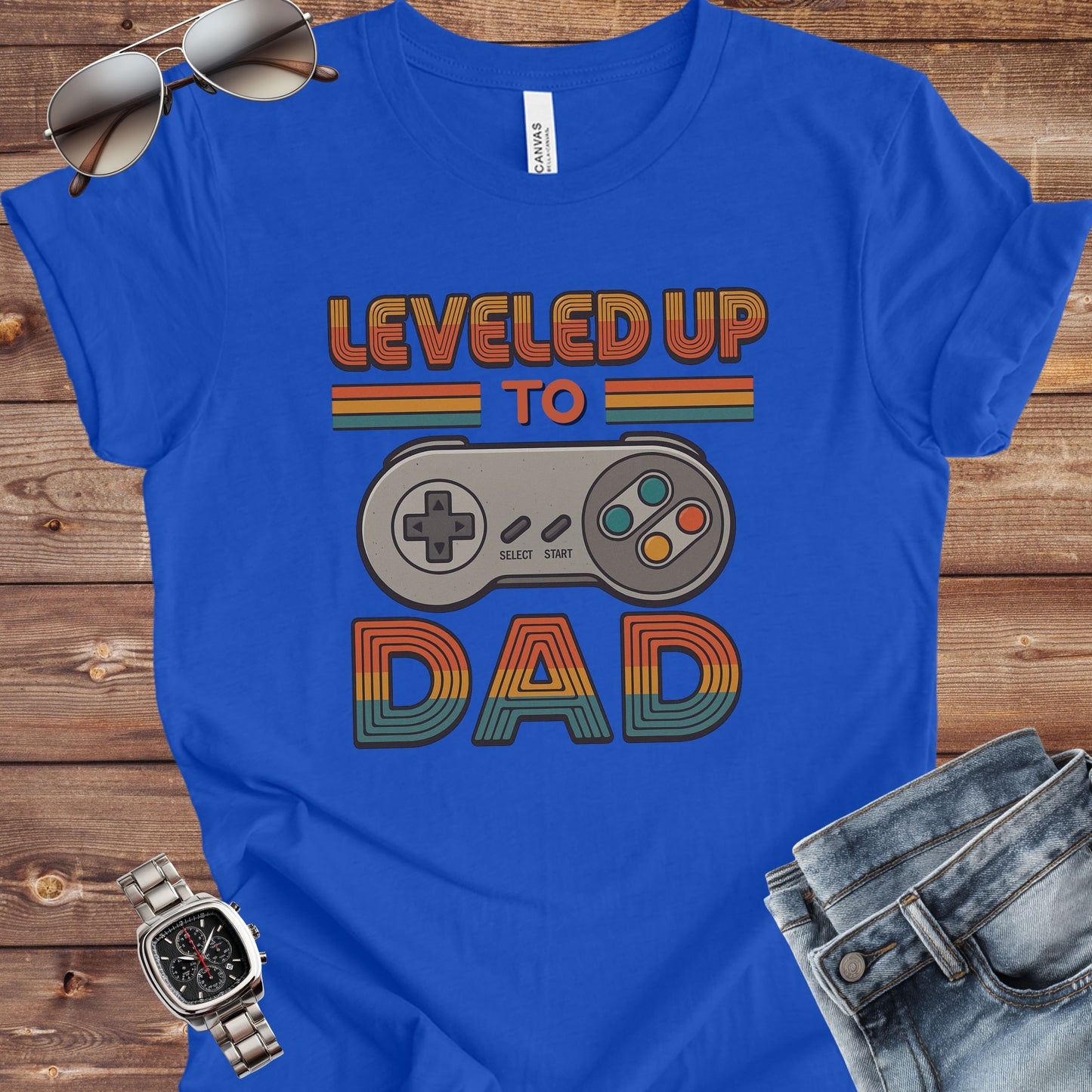 Leveled Up to Dad T-Shirt