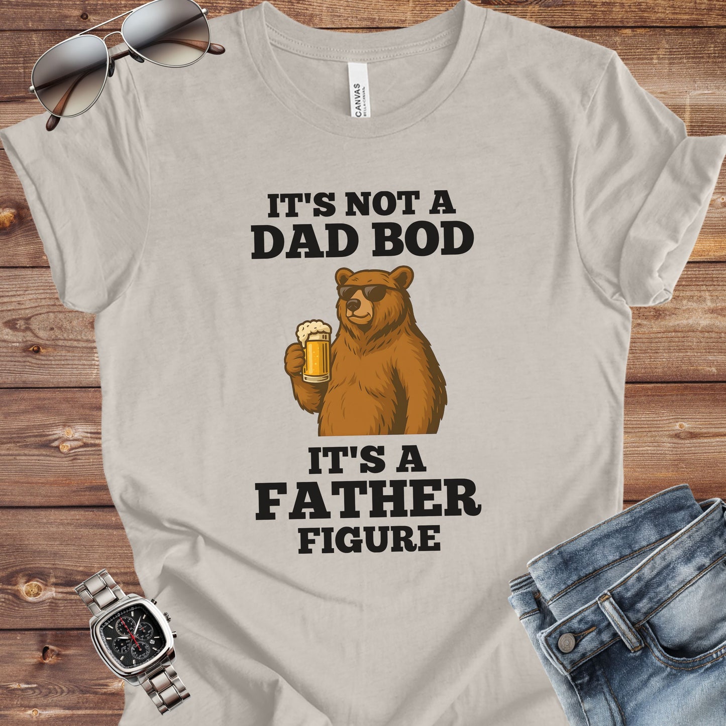 It's Not a Dad Bod It's a Father Figure T-Shirt
