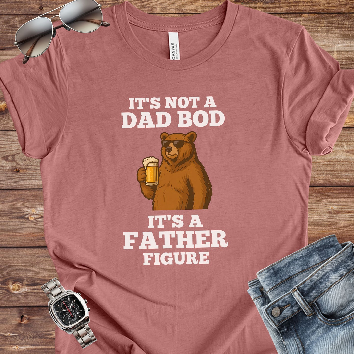 It's Not a Dad Bod It's a Father Figure T-Shirt